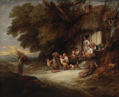 La porta del cottage da Thomas Gainsborough